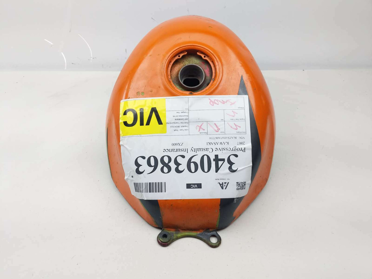 S.R様 07 Kawasaki ZZR 600 Gas Fuel Tank Petrol Reservoir - Sun