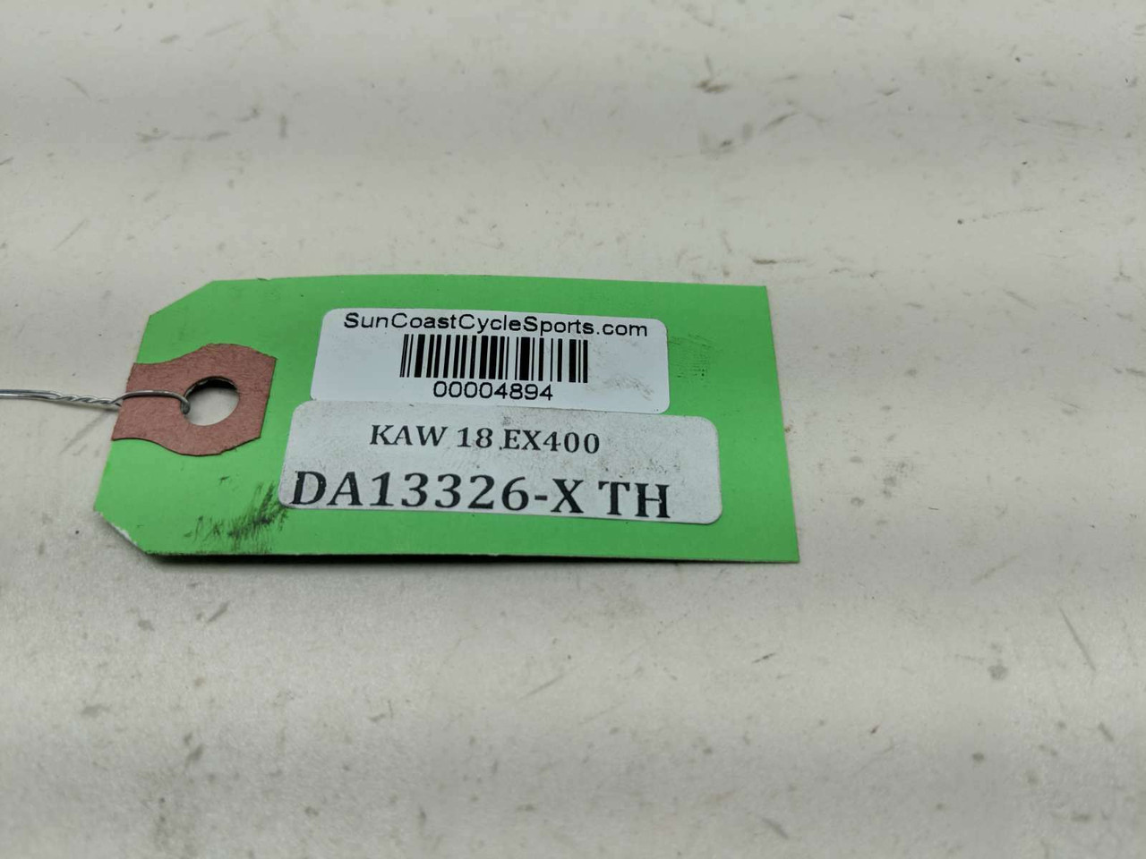 18 Kawasaki Ninja EX 400 Left Passenger Foot Peg L-1480 - Sun