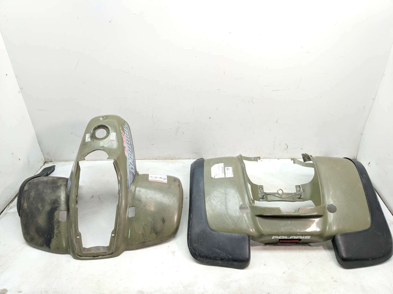 ファントム 03 06 Polaris Magnum 330 4x4 Front Rear Fender Cover Panel Plastic