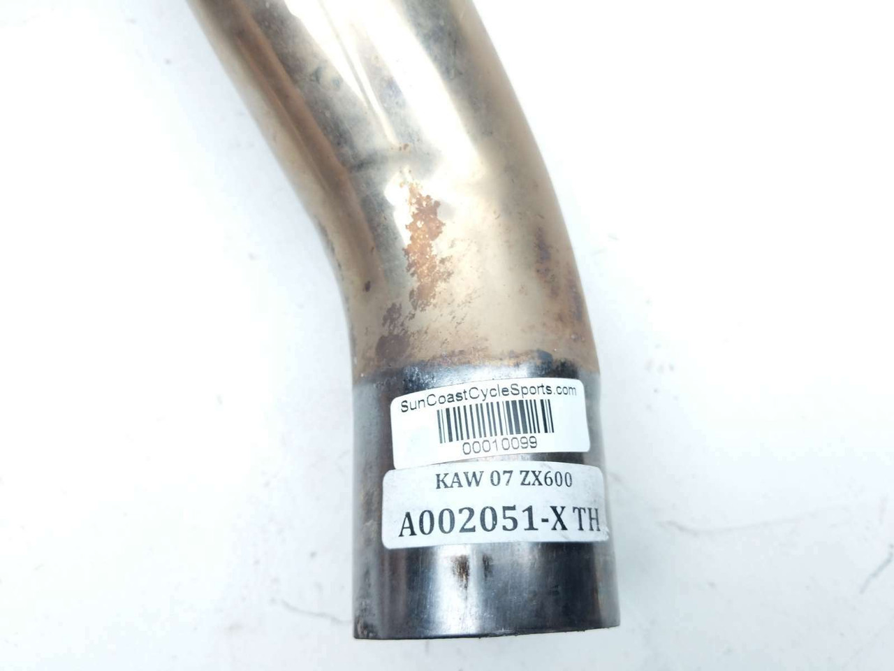 07 08 Kawasaki Ninja ZX600 ZX6R Exhaust Mid Pipe - Sun Coast