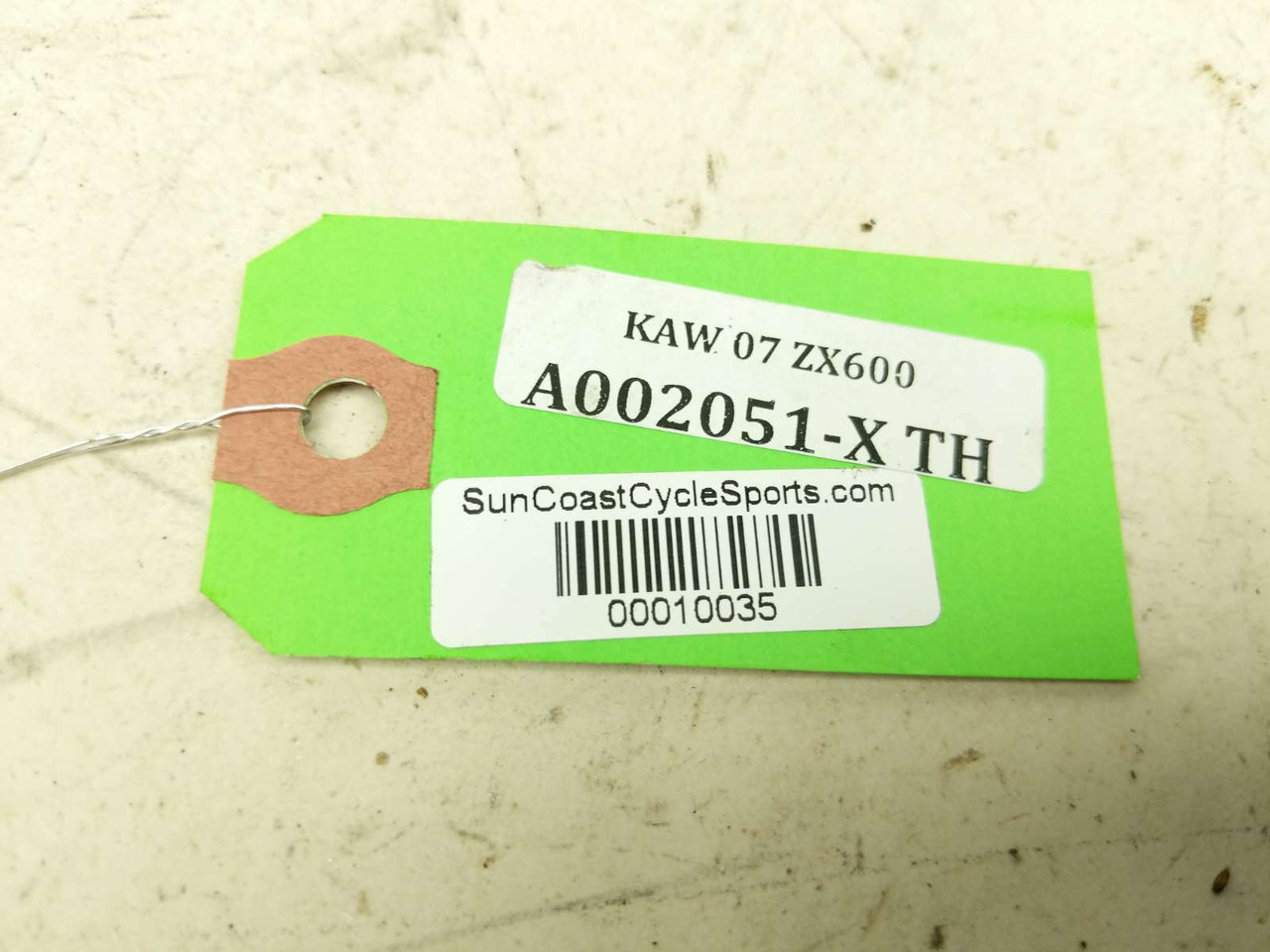 07 08 Kawasaki Ninja ZX600 ZX6R Rear Seat Gas Fuel Tank Mount