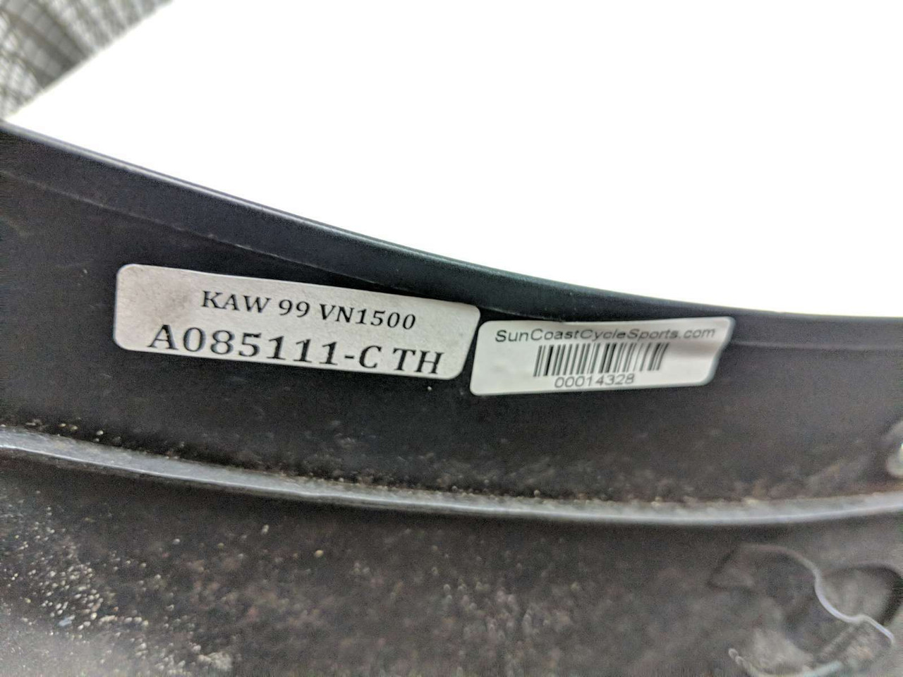 99 Kawasaki Vulcan 1500 VN1500 Rear Wheel Fender - Sun Coast Cycle