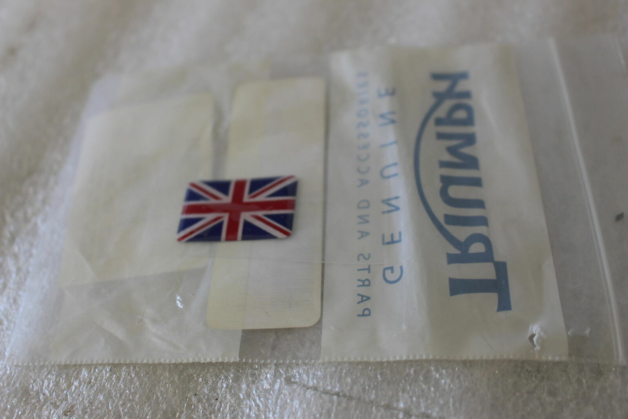 〚UNION JACK〛Limited Edition 350／No.88 Triumph OEM Union Jack 3D Badge T3900074 Bonneville Speed Triple