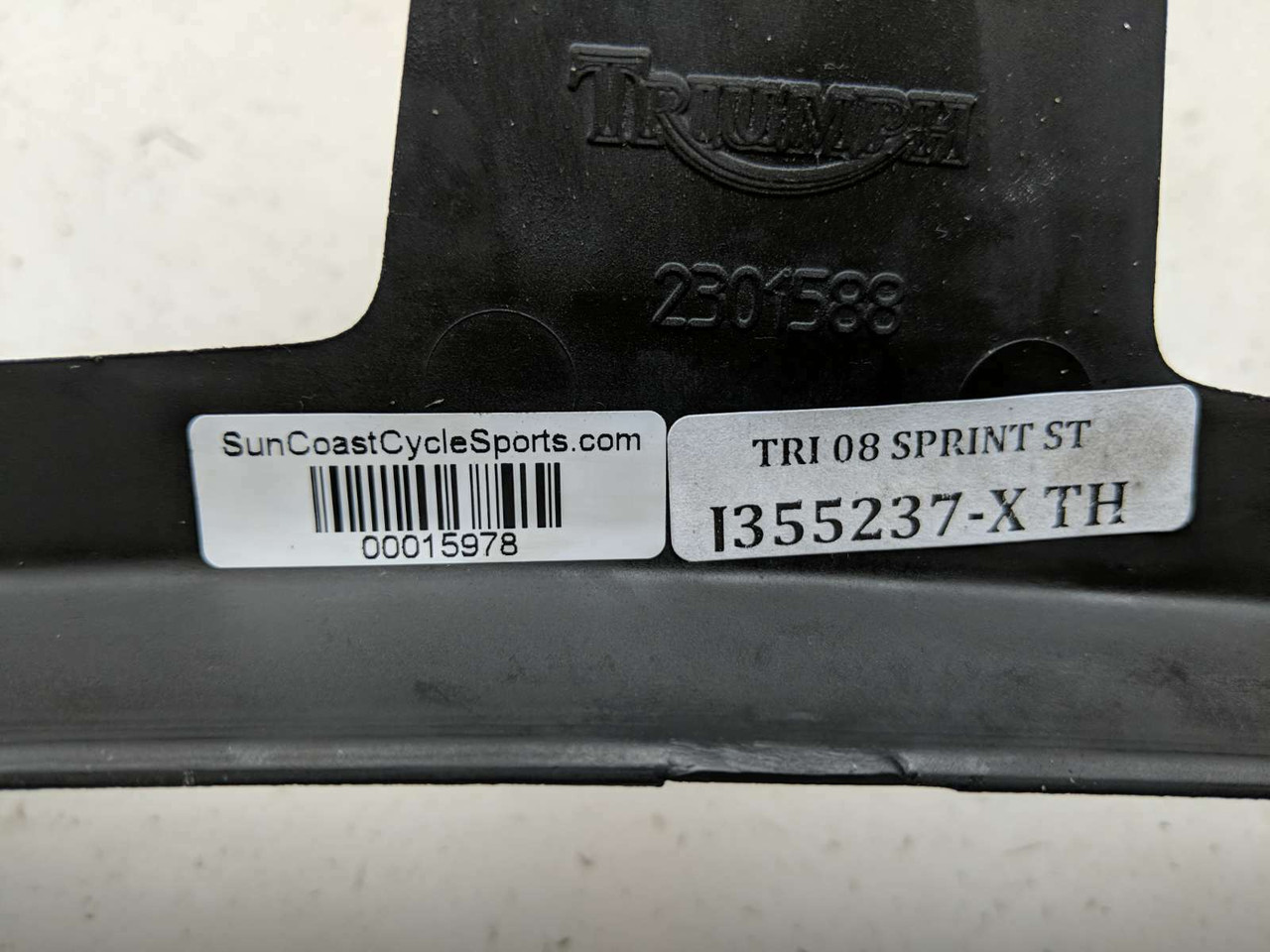 08 Triumph Sprint ST 1050 Front V Inner Cover Panel Trim Fairing