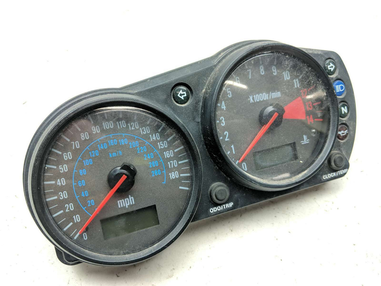 02 03 Kawasaki Ninja ZX9R ZX900 Instrument Gauge Cluster Speedometer  Tachometer