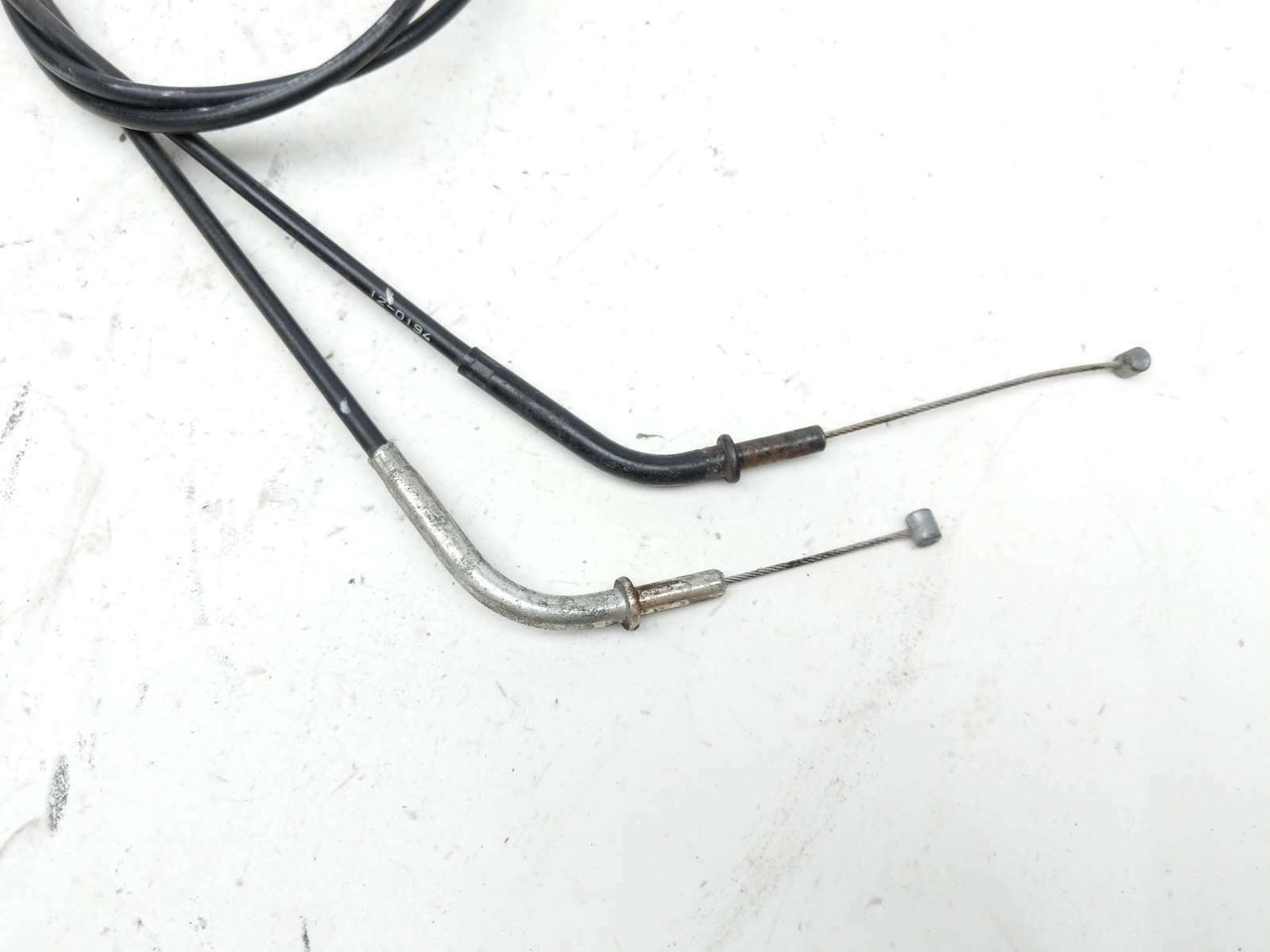 書61 07 08 Kawasaki Ninja ZX6R ZX600 Throttle Cable Lines 12-0194