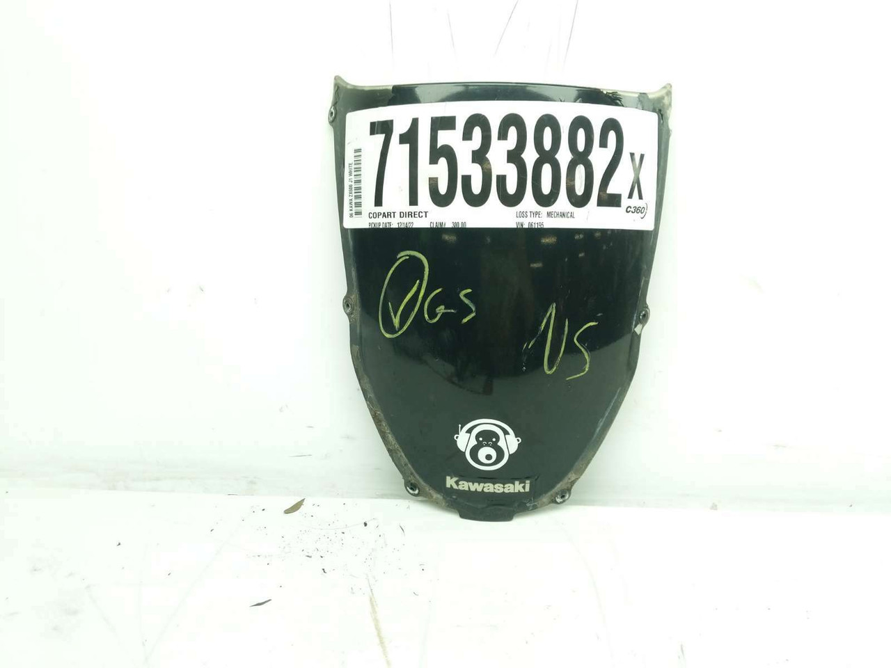 06 Kawasaki ZZR 600 Windshield Wind Screen - Sun Coast Cycle