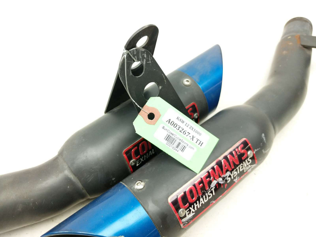 12 Kawasaki Ninja 1000 ZX1000 H COFFMAN'S Full Exhaust Mid Header
