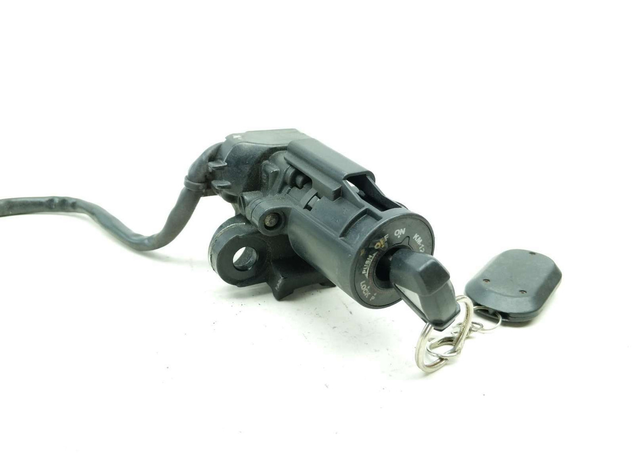 【おみっきー】2台 06-11 Kawasaki Ninja ZX14 ZX1400C Lock Set Ignition Switch Cap And