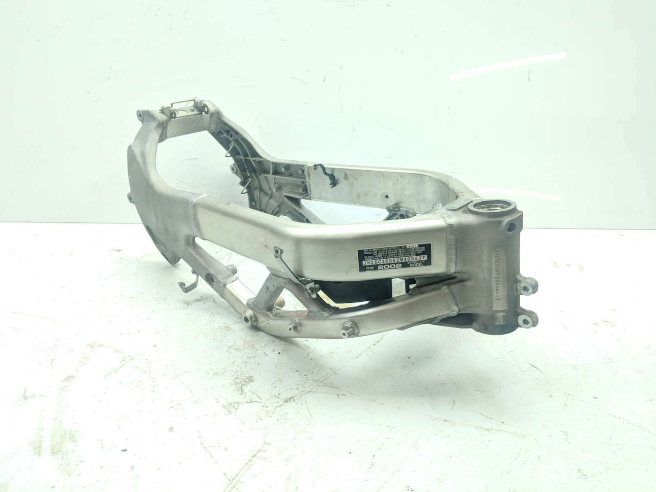 02 Honda Super Hawk VTR1000F Main Frame Chassis STRAIGHT SLVG