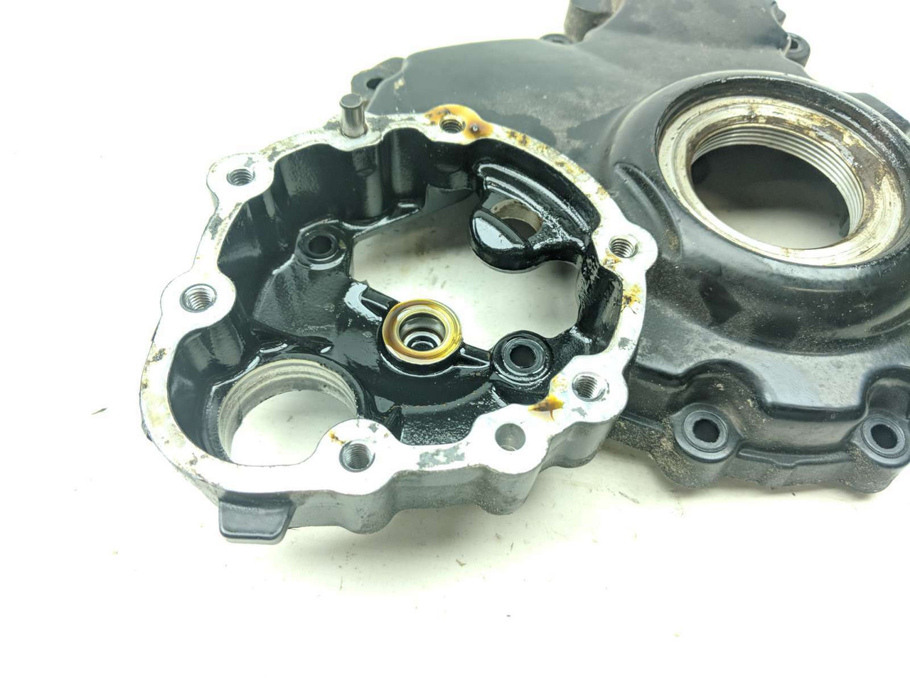 に 08 Triumph Tiger 1050 Engine Motor Right Side Crankcase