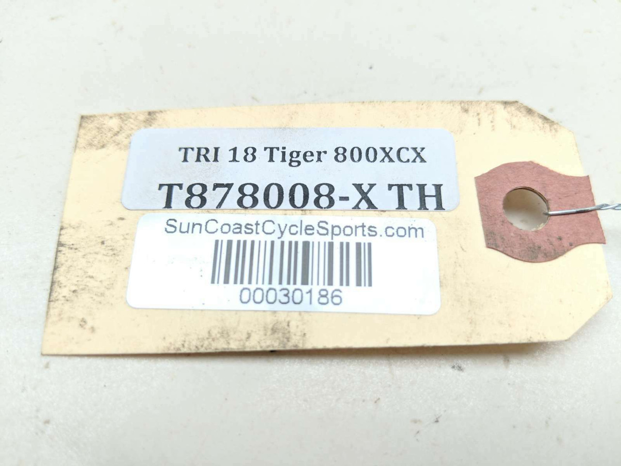 18 Triumph Tiger 800 XCX Rear Lower Chain Guard Plastic 2051773
