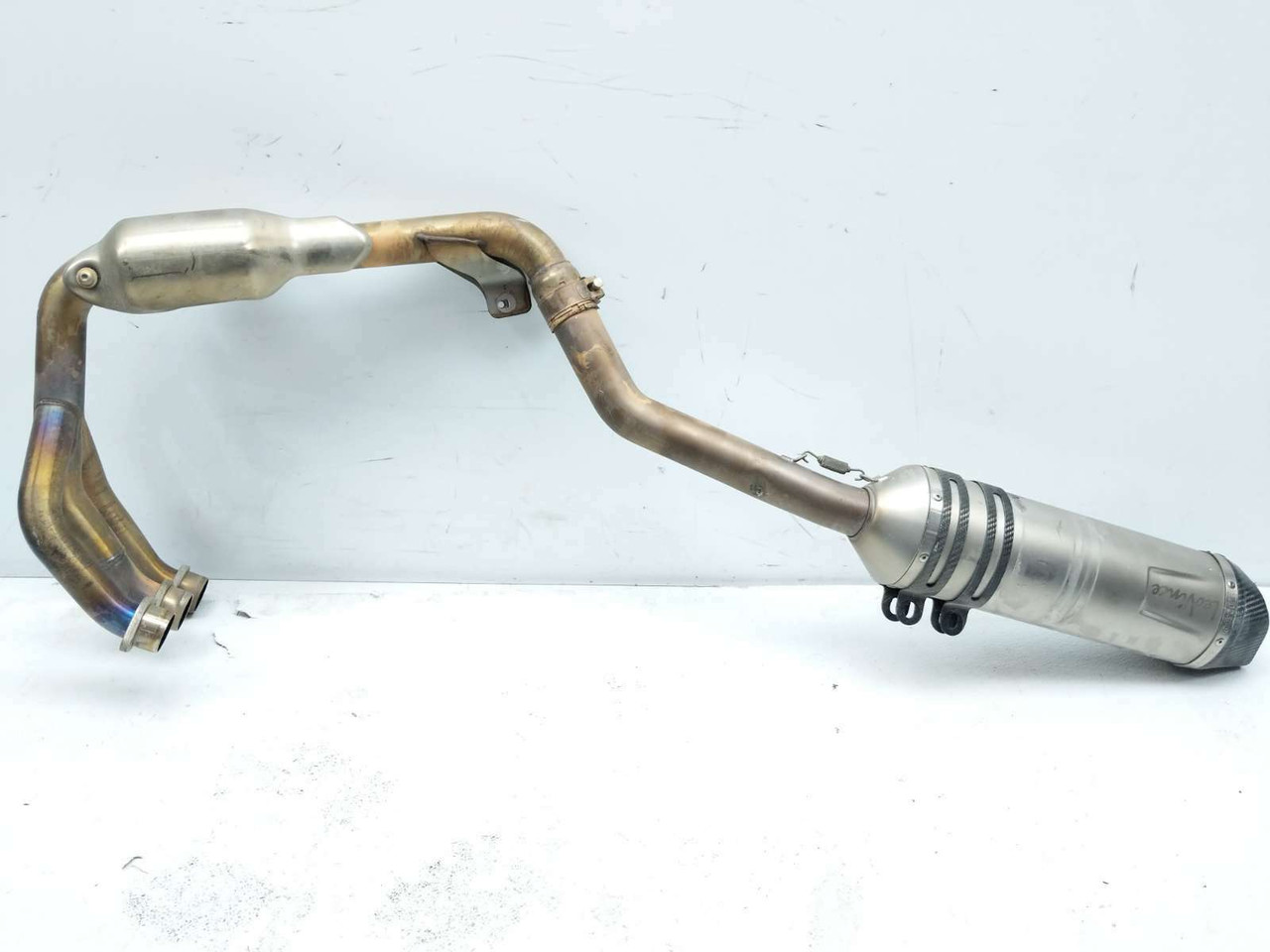 18 Triumph Tiger 800 XCX Leo Vince Full Exhaust Header Pipe