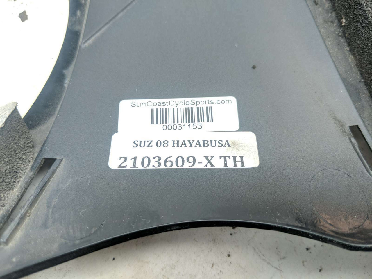 08 Suzuki Hayabusa GSX1300R Left Side Mid Fairing Cover Panel
