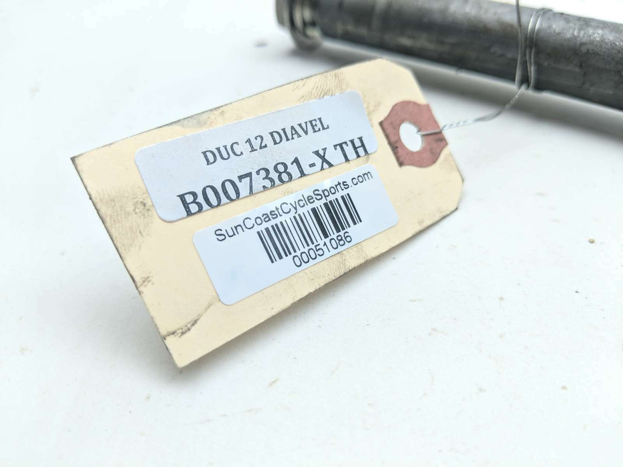 12 Ducati Diavel Rear Swing Arm Pivot Bolt - Sun Coast Cycle