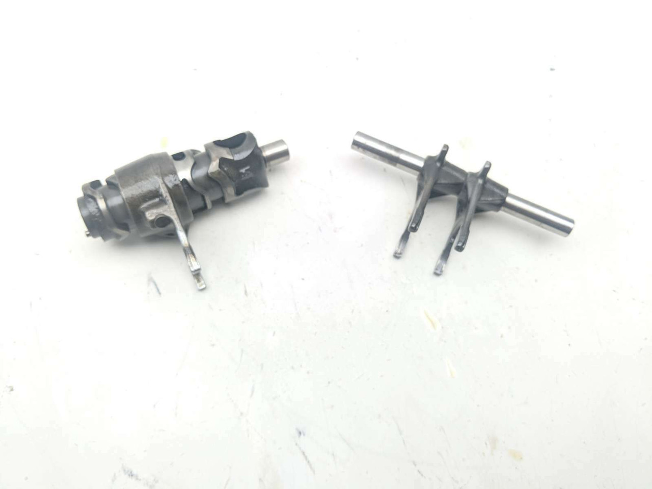 04 Kawasaki EX 500 Ninja 500R Transmission Shift Shifter Forks and