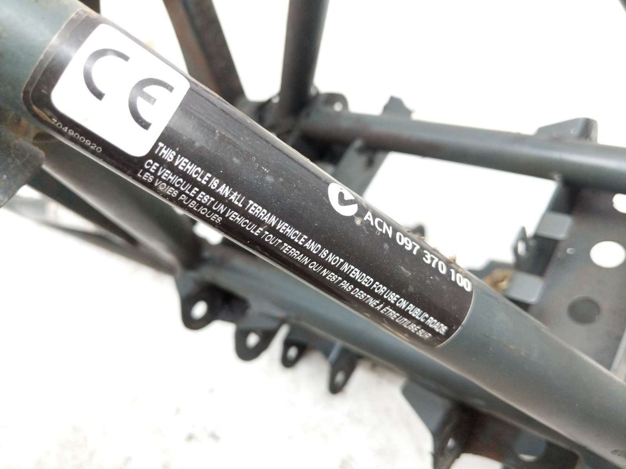 05 Can Am DS650 Main Frame Chassis CLN - Sun Coast Cycle