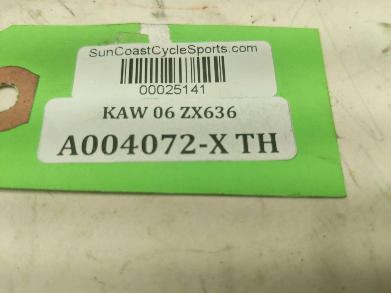 とかさす 05 06 Kawasaki ZX 6 ZX636 Main Frame Chassis STRAIGHT CLN