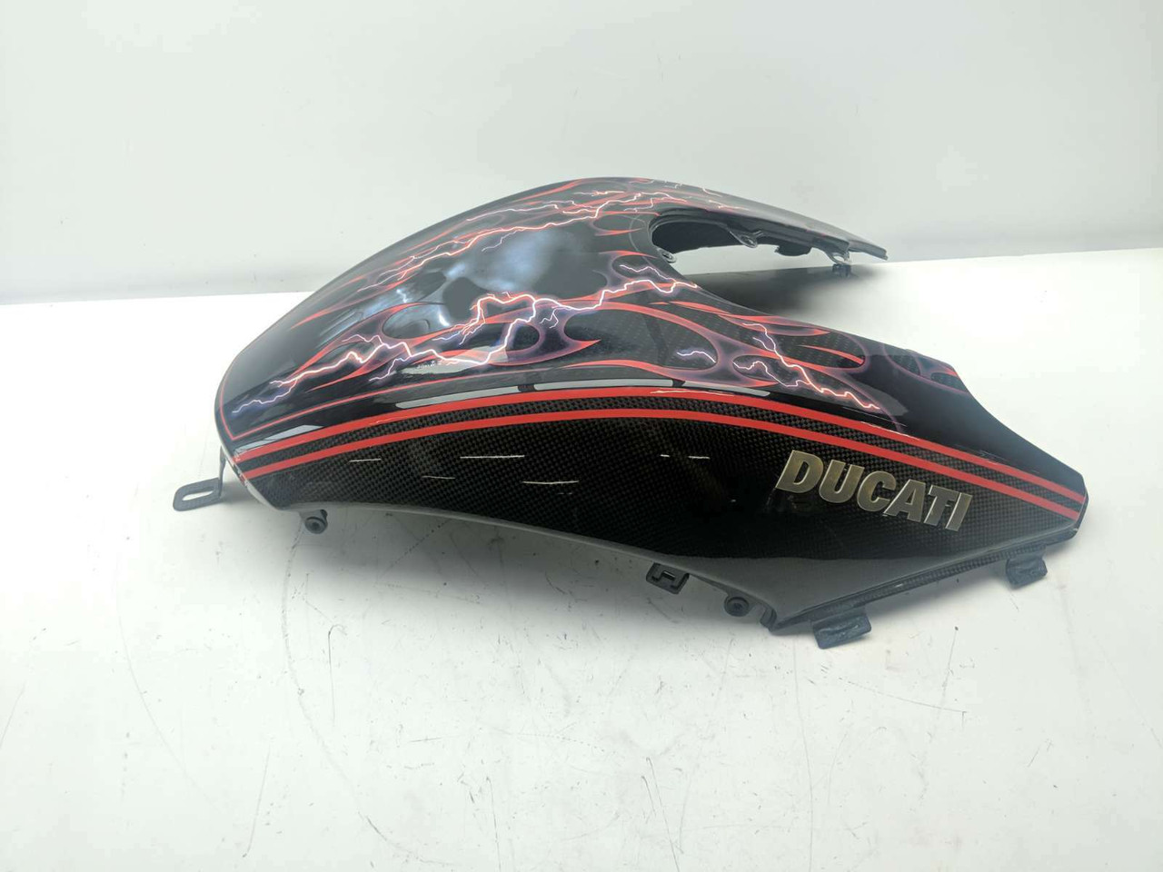 11 Ducati Diavel Carbon Fiber Fuel Gas Tank Fairing Cover