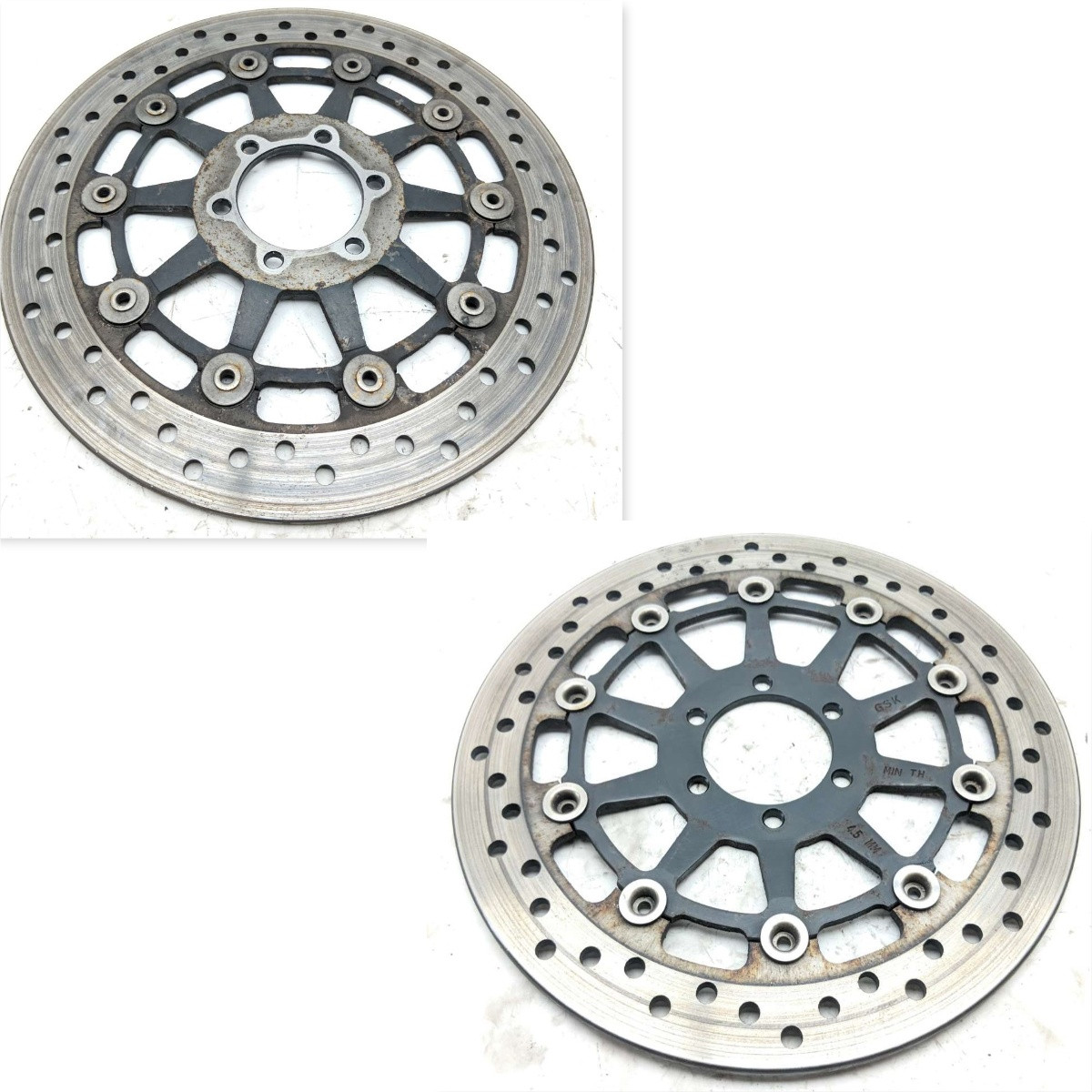 12 Victory Cross Country Tour Front Wheel Disc Brake Rotors INV - Sun ...