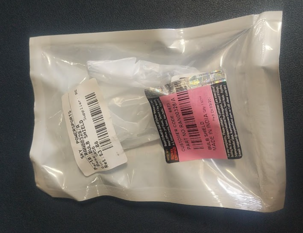 QTY 4 | Royal Enfield Headlight Bulb Shield RAN00328/A - Sun Coast