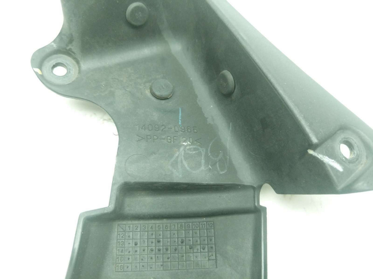 16 Kawasaki Z800 Trim Fairing Cover Panel 14092-0965 - Sun Coast