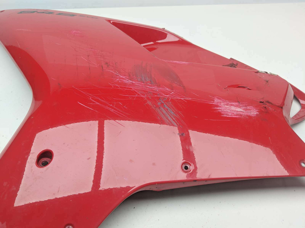 12 Ducati 848 Superbike EVO Right Side Mid Fairing Panel - Sun