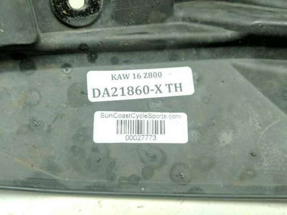 16 Kawasaki Z800 Rear Fender License Plate Tag Mount Bracket