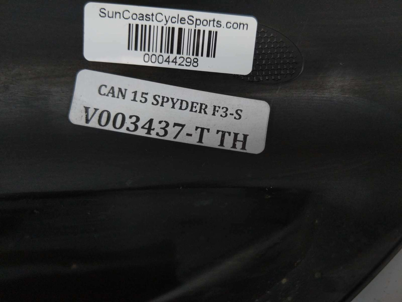 15 Can Am Spyder Roadster F3 Rear Wheel Fender - Sun Coast Cycle