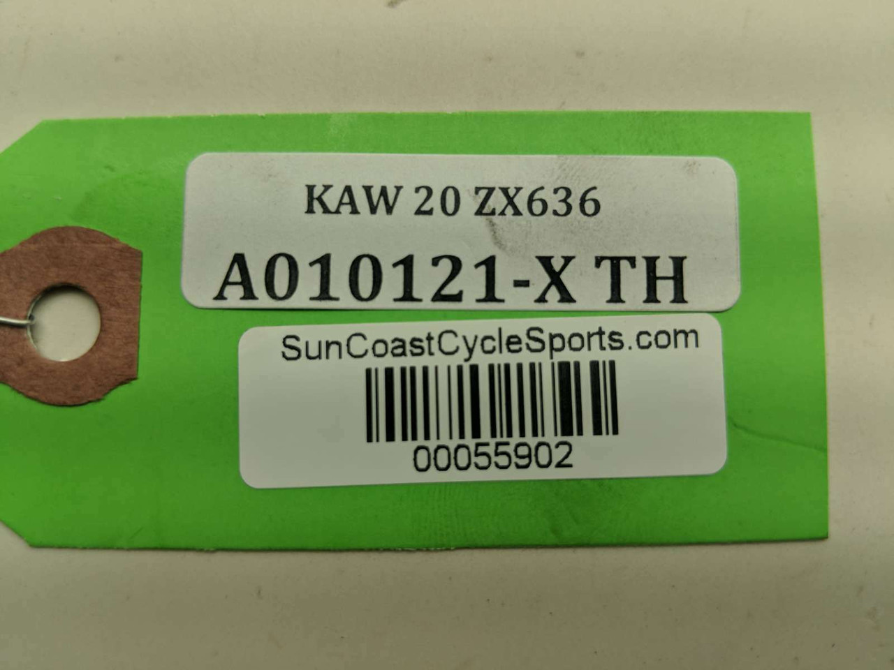 20 Kawasaki Ninja ZX6R ZX636K Right Ram Cover Panel Trim 55028