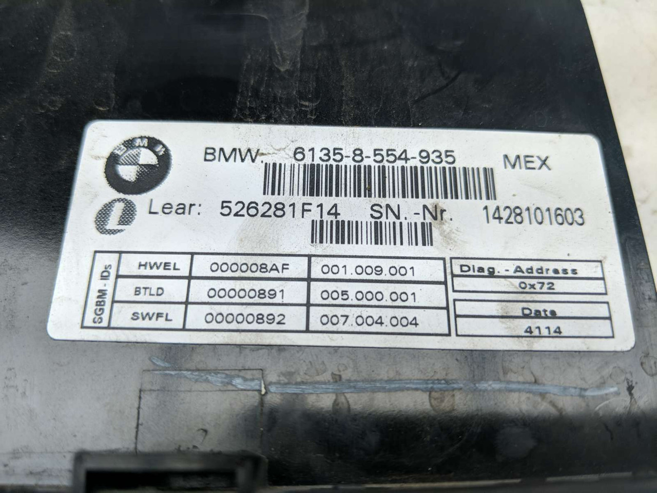 15 BMW K1600 GTL CDI ECU ECM Computer Control Module 61358554935