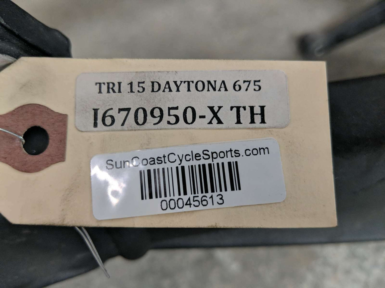 15 Triumph Daytona 675 Main Frame Chassis SLVG - Sun Coast Cycle