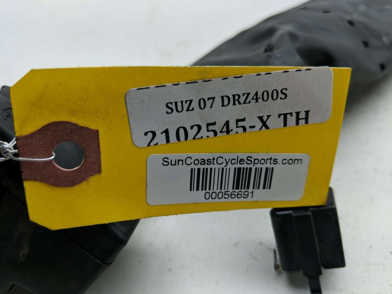 DRZ400 クラーナナウ Barker's Full Single Exhaust Black Power Coated Can Silver