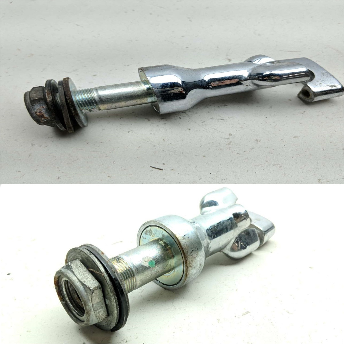 95 Suzuki VS1400 Intruder Handlebar Risers Clamps Broken Bolt