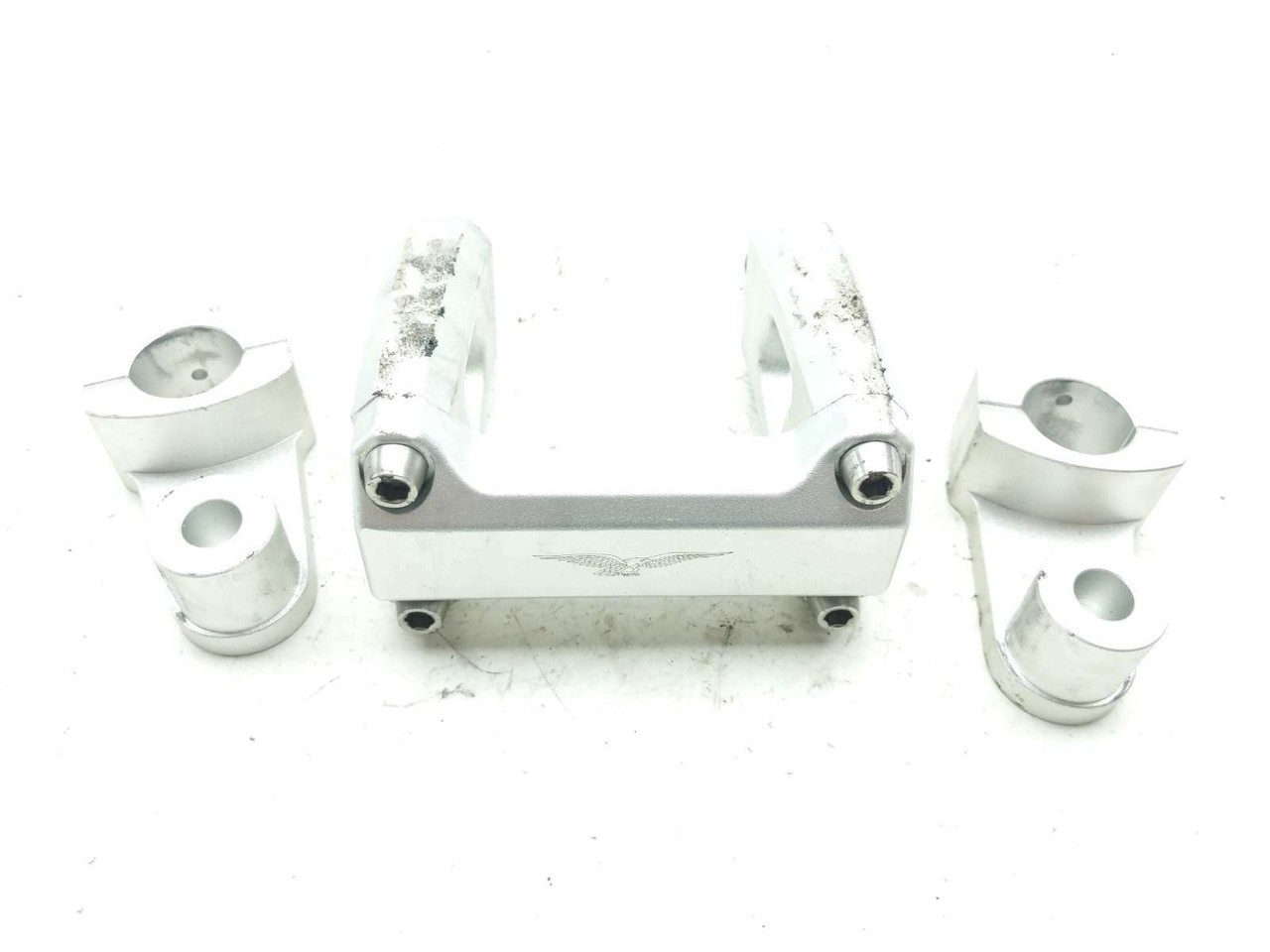 09 Moto Guzzi Stelvio 1200 Top Clamp Handlebar Risers 978821 - Sun