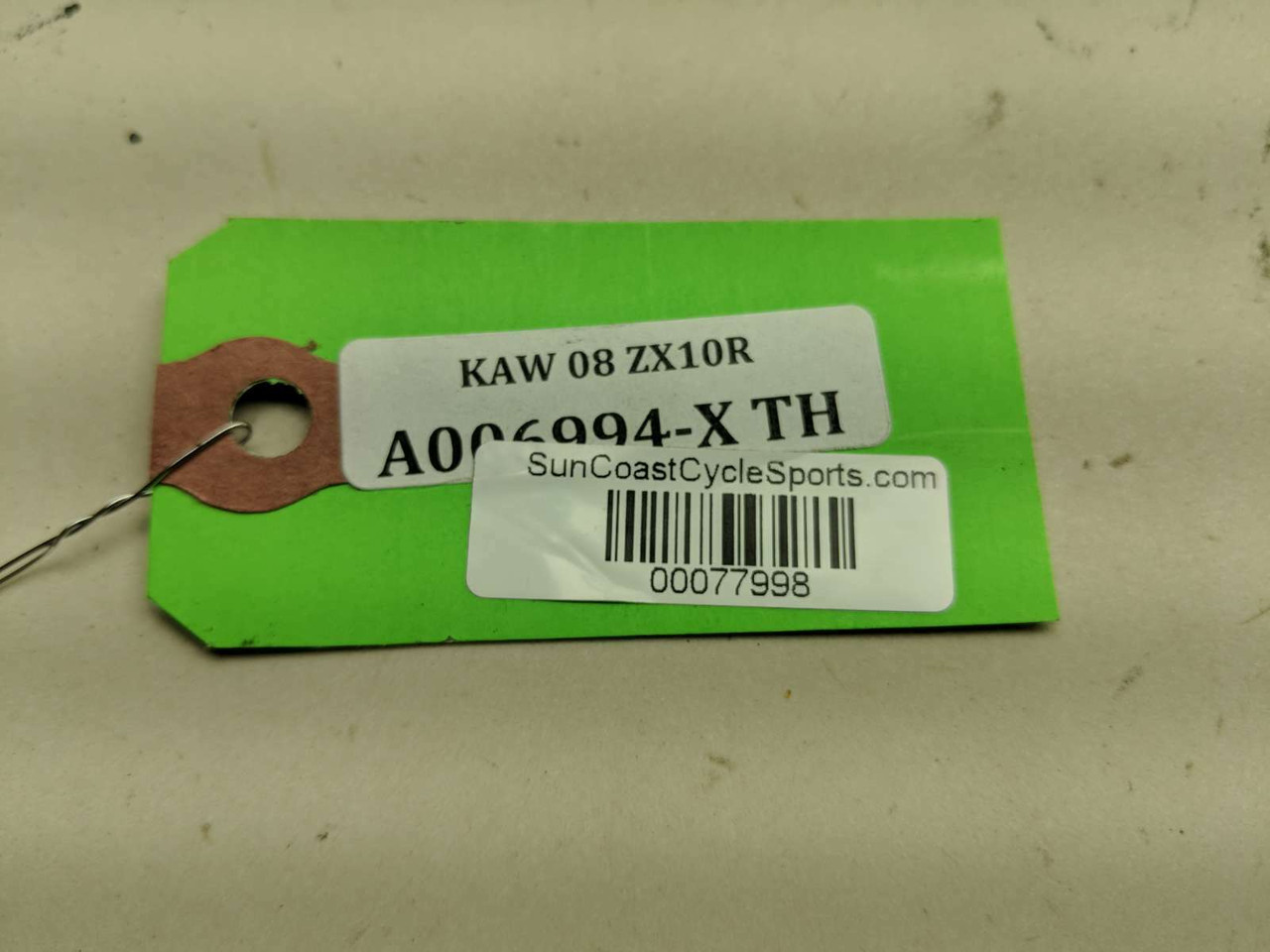 08 Kawasaki Ninja ZX10R ZX10 Air Tube Intake Resonator Tank