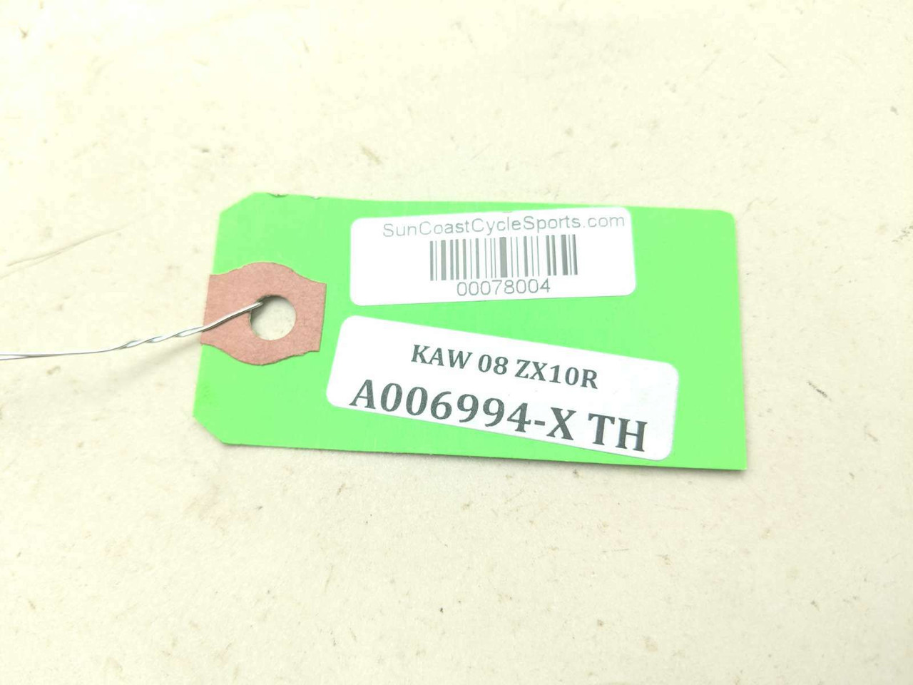 08 Kawasaki Ninja ZX10R ZX10 Battery Positive Terminal Cable Wire