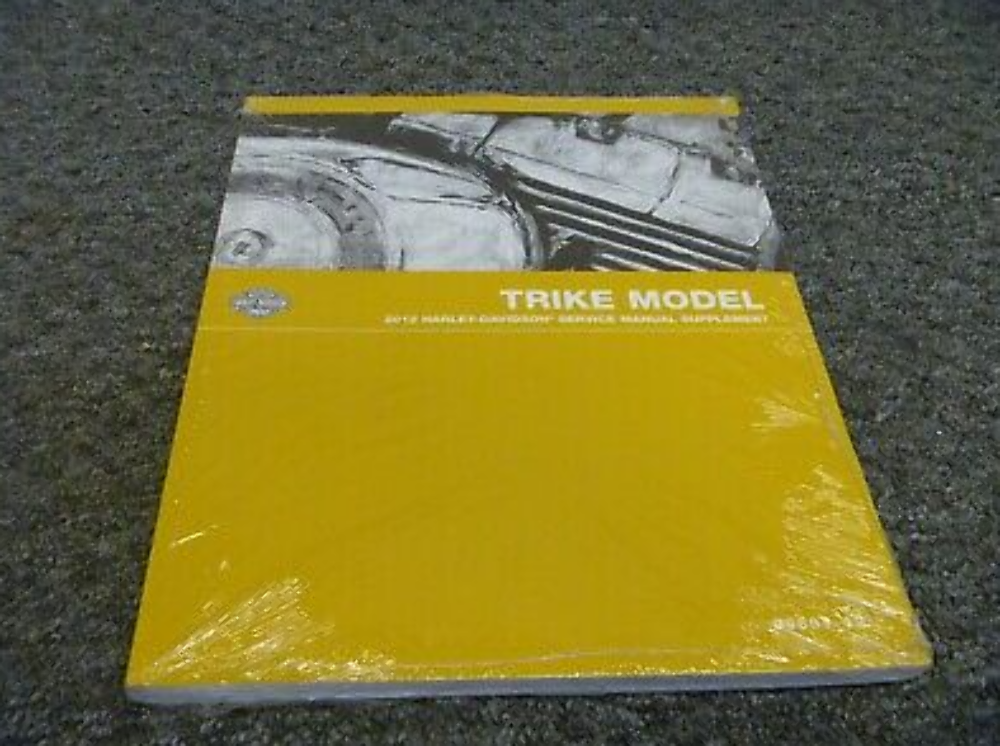 Harley Davidson Trike Service Manual Supplement Catalog Book 99601