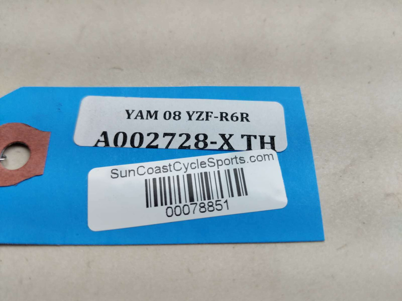 08 Yamaha YZF R6 R6R Side Mid Fairing Cover Panel 13S2117V00 (B