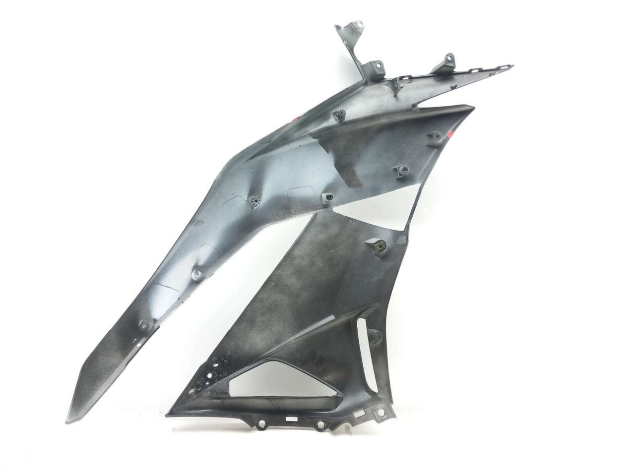 12 Kawasaki Ninja ZX6R Left Side Mid Fairing Cover Panel - Sun