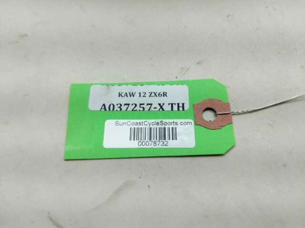12 Kawasaki Ninja ZX6R Left Side Mid Fairing Cover Panel - Sun