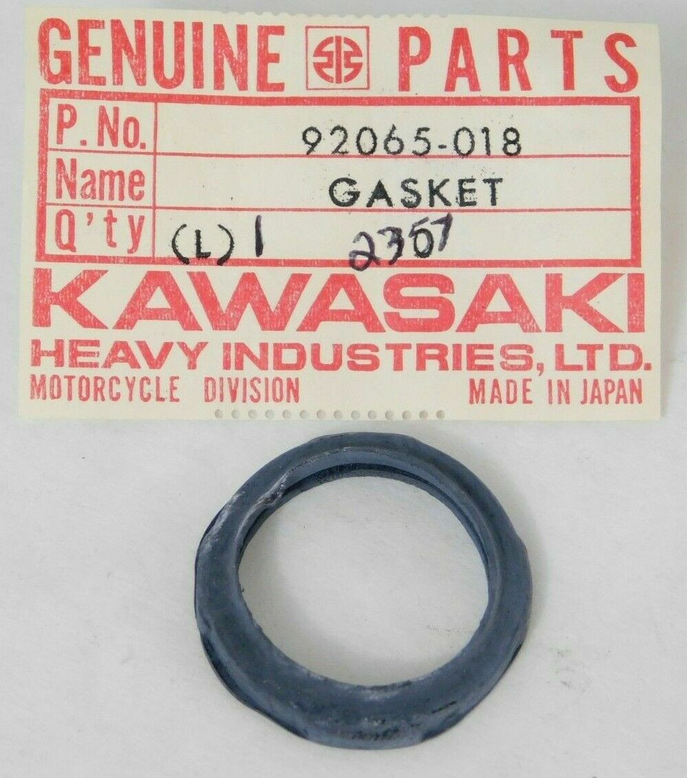 QTY 5 | 1970-1975 Kawasaki F6 G4TR G5 Oil Tank Cap Gasket OEM