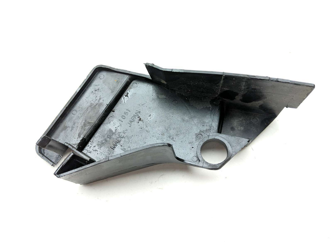 85 Kawasaki Ninja ZX600 Seat Lock Cover Panel Trim 14024-1051