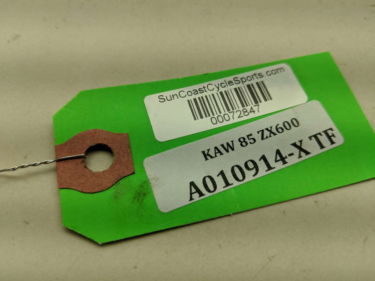 85 Kawasaki Ninja ZX600 Main Frame STRAIGHT CLN - Sun Coast Cycle