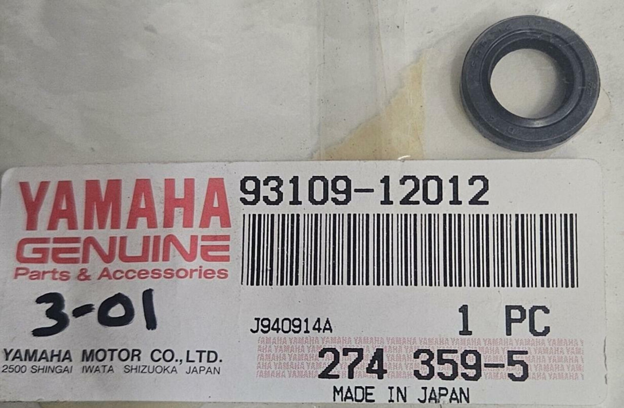 NOS NEW ORIGINAL OEM YAMAHA YZ125 YZ80 TZ125 TZ250 YZ80 OIL SEAL 93109-12012