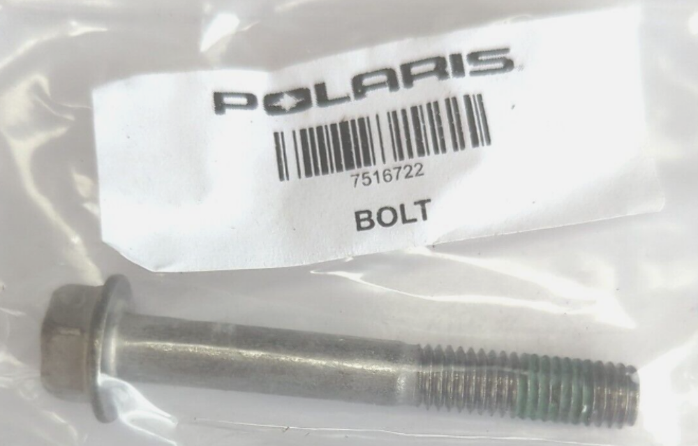 POLARIS GENUINE PURE OEM NOS CYLINDER HEAD BOLT 7516722 - Sun 