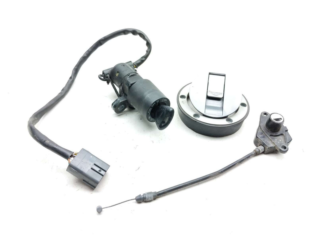 12 Triumph Tiger Explorer XC Lock Set Ignition Switch Cap ECU And