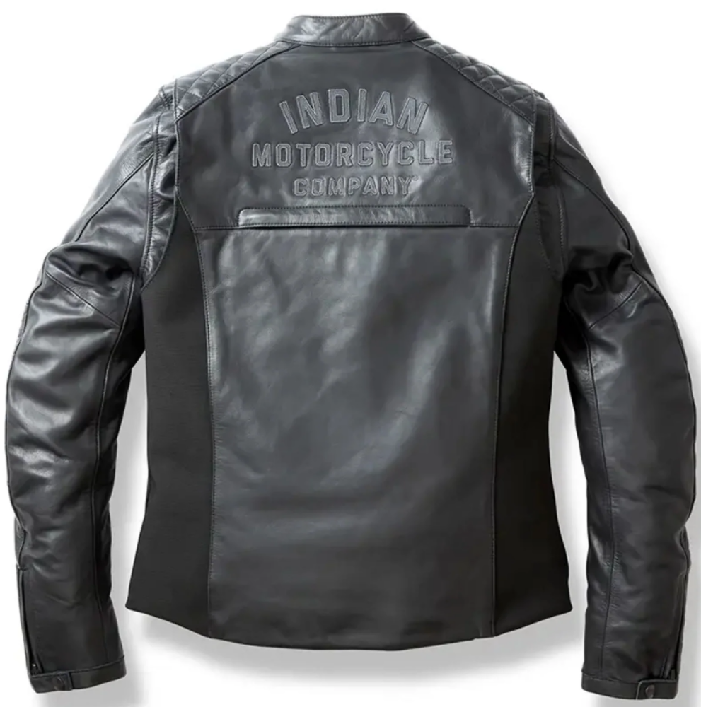 Polaris Indian Women's Drew Leather Jacket Black Size L S
