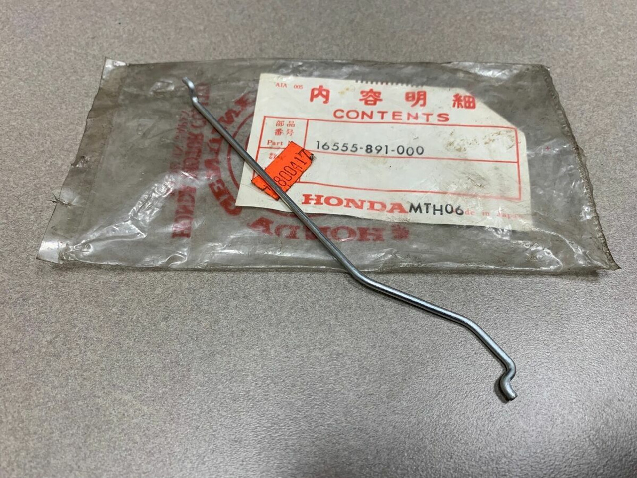K③ NOS Genuine Honda Linkage 16555-891-000 Choke Throttle