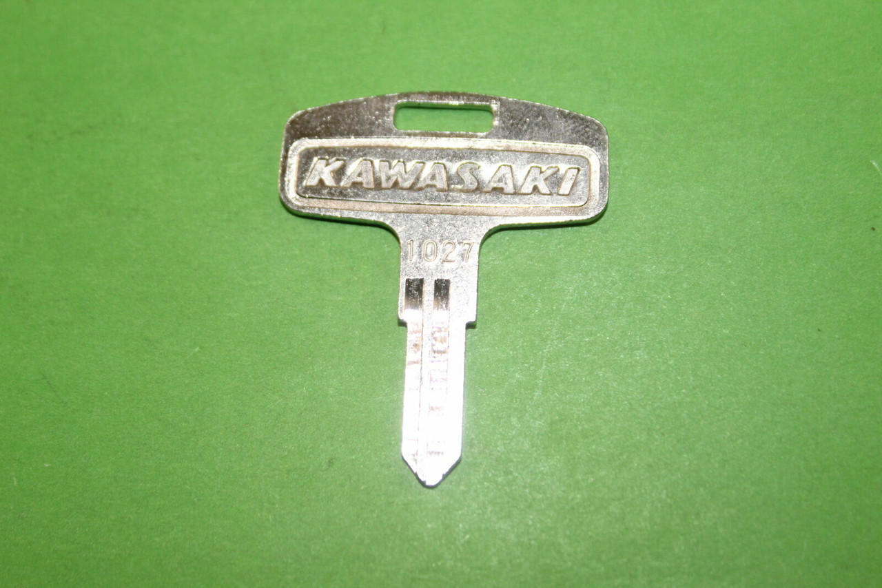 NOS OEM Kawasaki Key Blank # 1027 KL250 KE175 KE125 27008-1027